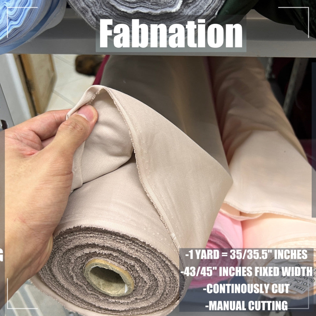 LACOS FABRIC CLOTH RAW TELA 35/35.5 INCHES LENGTH PER YARD 44/45 INCH FIXED WIDTH/ FABNATION