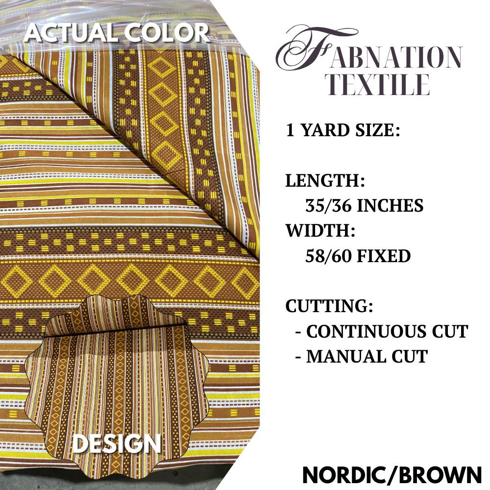 GEENA PRINTED 1 Yard = 36 Inches Length and 60 Inches FIXED Width by FABNATION