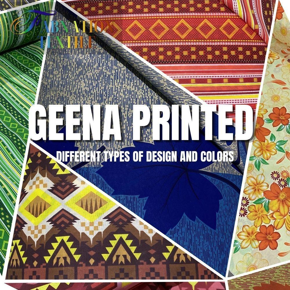 GEENA PRINTED 1 Yard = 36 Inches Length and 60 Inches FIXED Width by FABNATION