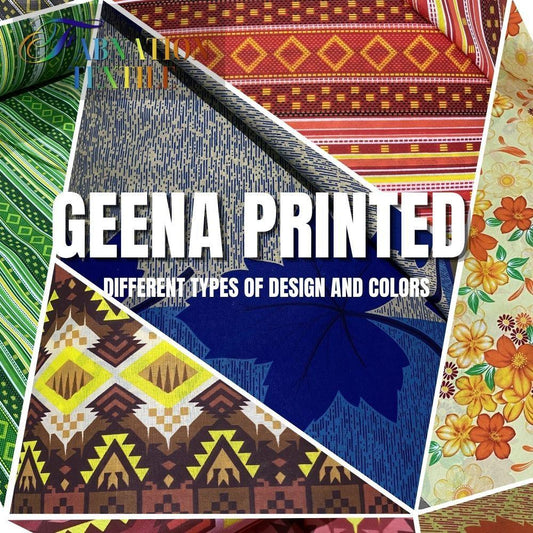 GEENA PRINTED 1 Yard = 36 Inches Length and 60 Inches FIXED Width by FABNATION