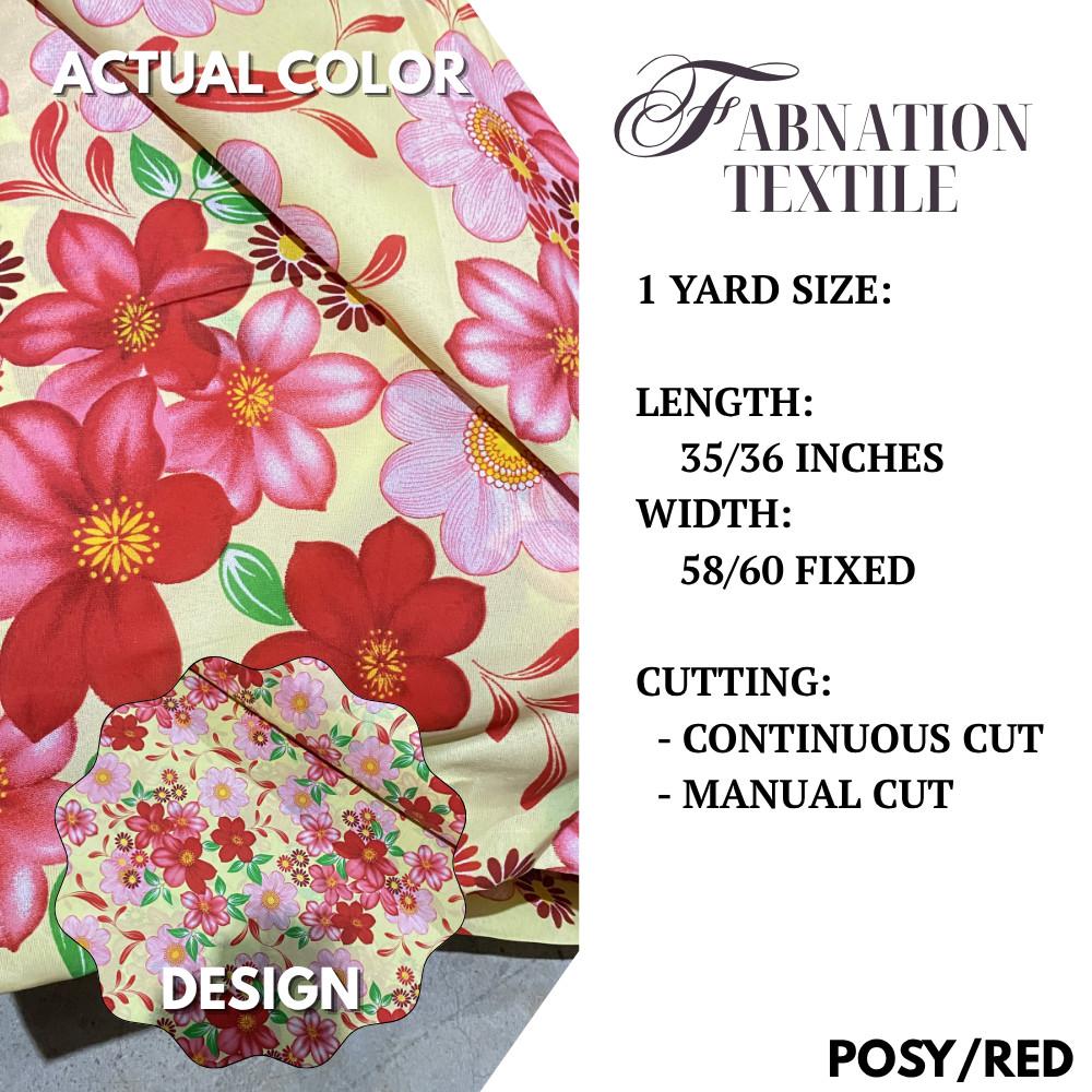 GEENA PRINTED 1 Yard = 36 Inches Length and 60 Inches FIXED Width by FABNATION