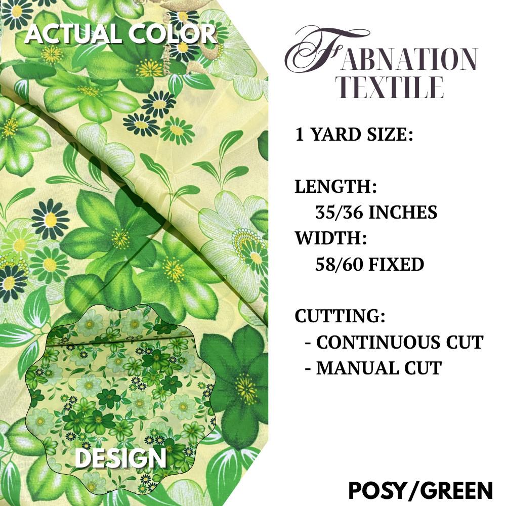 GEENA PRINTED 1 Yard = 36 Inches Length and 60 Inches FIXED Width by FABNATION