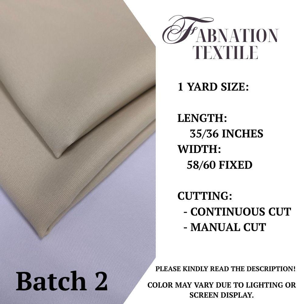 KATRINA BEATRIZ FABRIC CLOTH | 1 YARD = 35/35.5 INCHES LENGTH, 58/60 INCHES FIXED WIDTH | BATCH 2