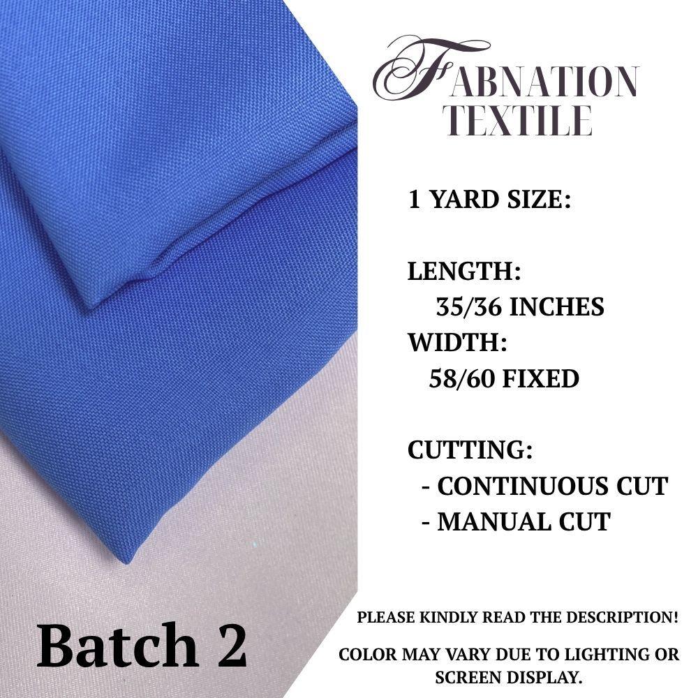 KATRINA BEATRIZ FABRIC CLOTH | 1 YARD = 35/35.5 INCHES LENGTH, 58/60 INCHES FIXED WIDTH | BATCH 2