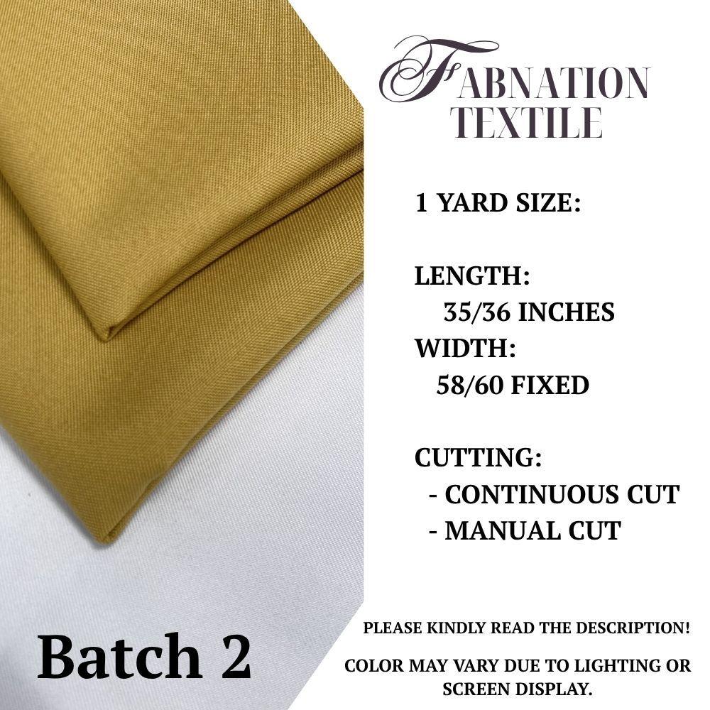 KATRINA BEATRIZ FABRIC CLOTH | 1 YARD = 35/35.5 INCHES LENGTH, 58/60 INCHES FIXED WIDTH | BATCH 2
