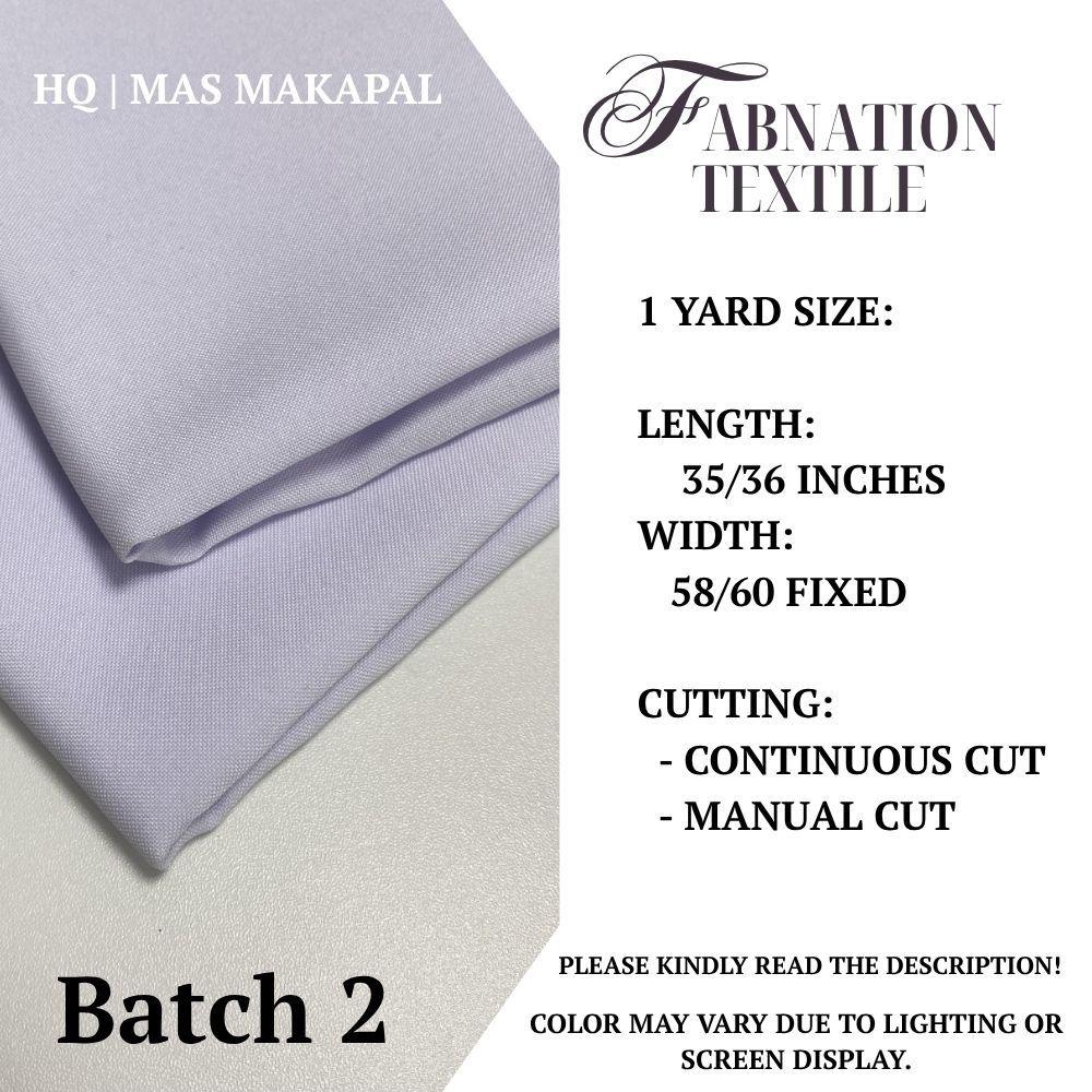 KATRINA BEATRIZ FABRIC CLOTH | 1 YARD = 35/35.5 INCHES LENGTH, 58/60 INCHES FIXED WIDTH | BATCH 2
