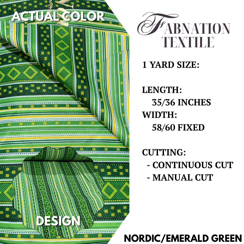 GEENA PRINTED 1 Yard = 36 Inches Length and 60 Inches FIXED Width by FABNATION