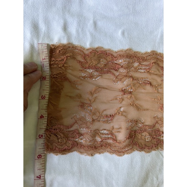 Premium Lace per yard fabric cloth tela raw 2” 3” 7” 9.5” inch