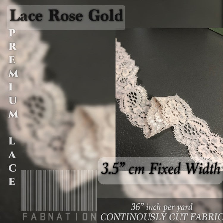 Premium Lace per yard fabric cloth tela raw 2” 3” 7” 9.5” inch