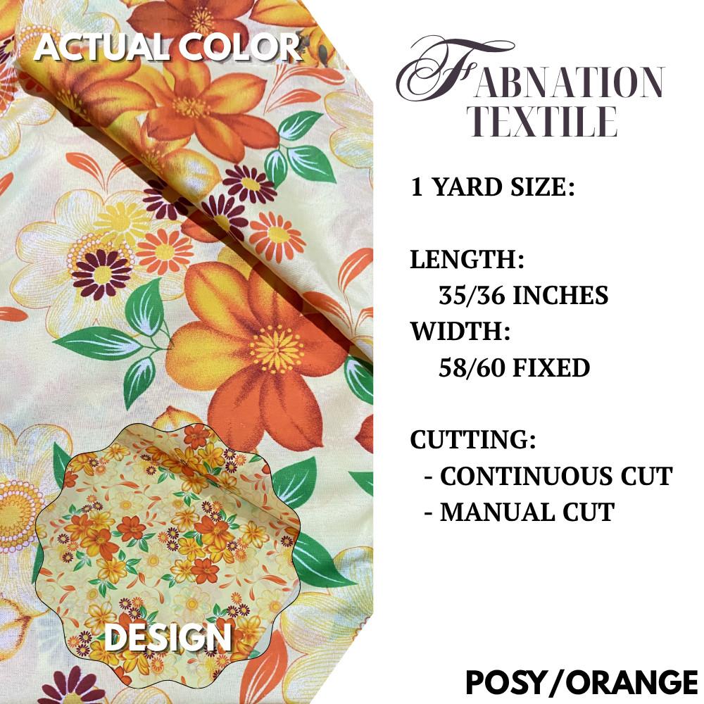 GEENA PRINTED 1 Yard = 36 Inches Length and 60 Inches FIXED Width by FABNATION