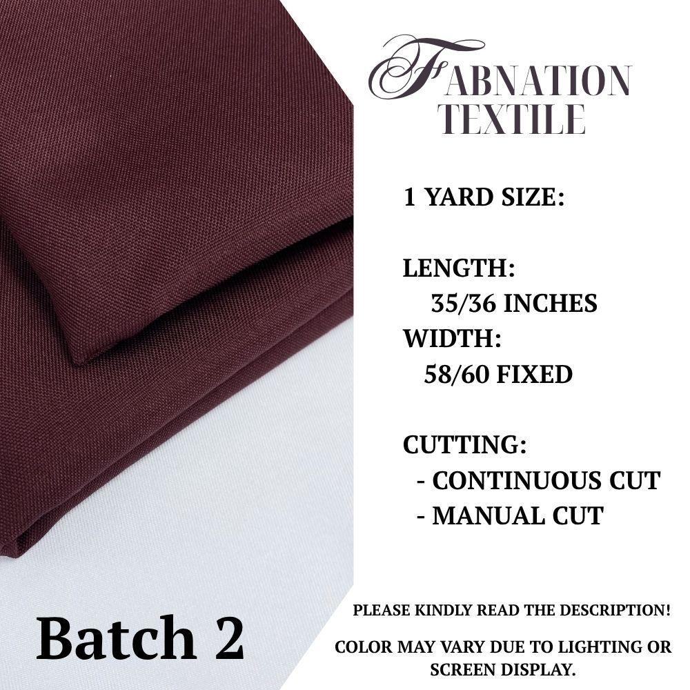 KATRINA BEATRIZ FABRIC CLOTH | 1 YARD = 35/35.5 INCHES LENGTH, 58/60 INCHES FIXED WIDTH | BATCH 2