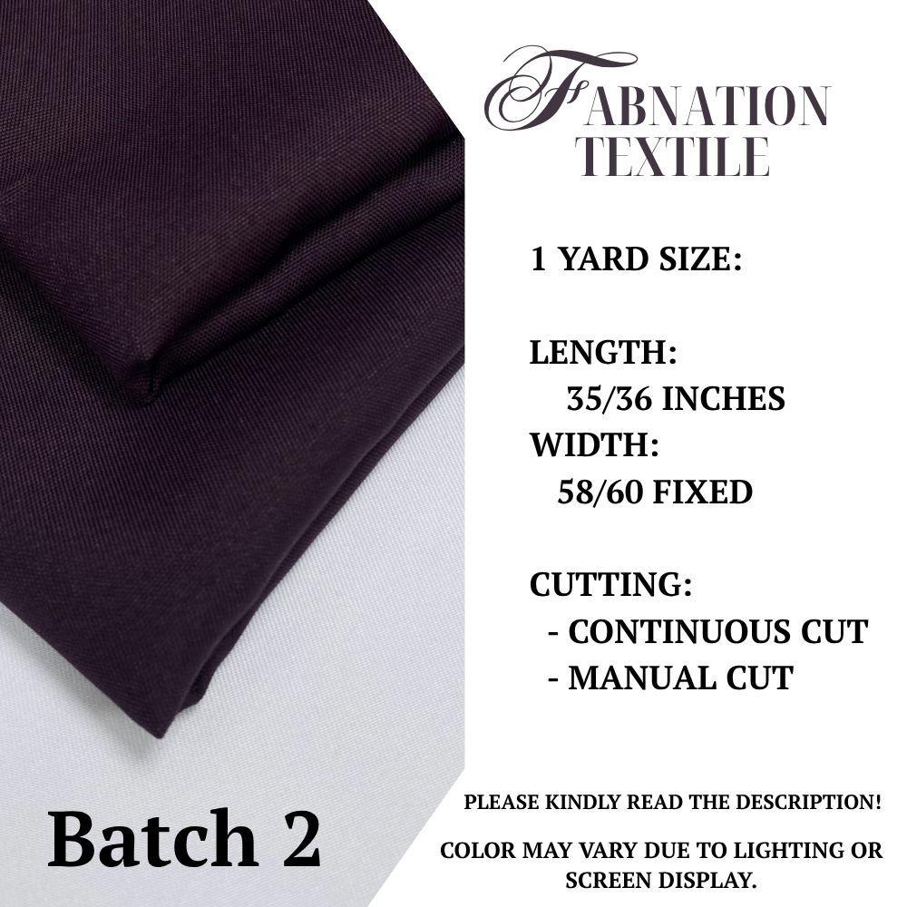 KATRINA BEATRIZ FABRIC CLOTH | 1 YARD = 35/35.5 INCHES LENGTH, 58/60 INCHES FIXED WIDTH | BATCH 2