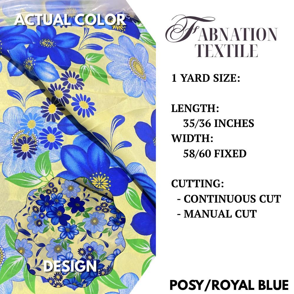 GEENA PRINTED 1 Yard = 36 Inches Length and 60 Inches FIXED Width by FABNATION