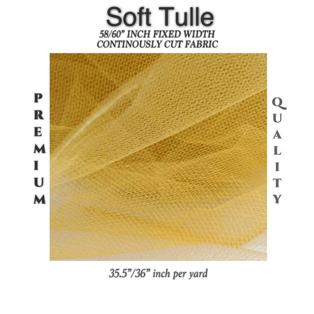 PREMIUM SOFT SILK TULLE Per Yard Fixed 60" Width WHOLESALE AVAILABLE / FABNATION TEXTILE
