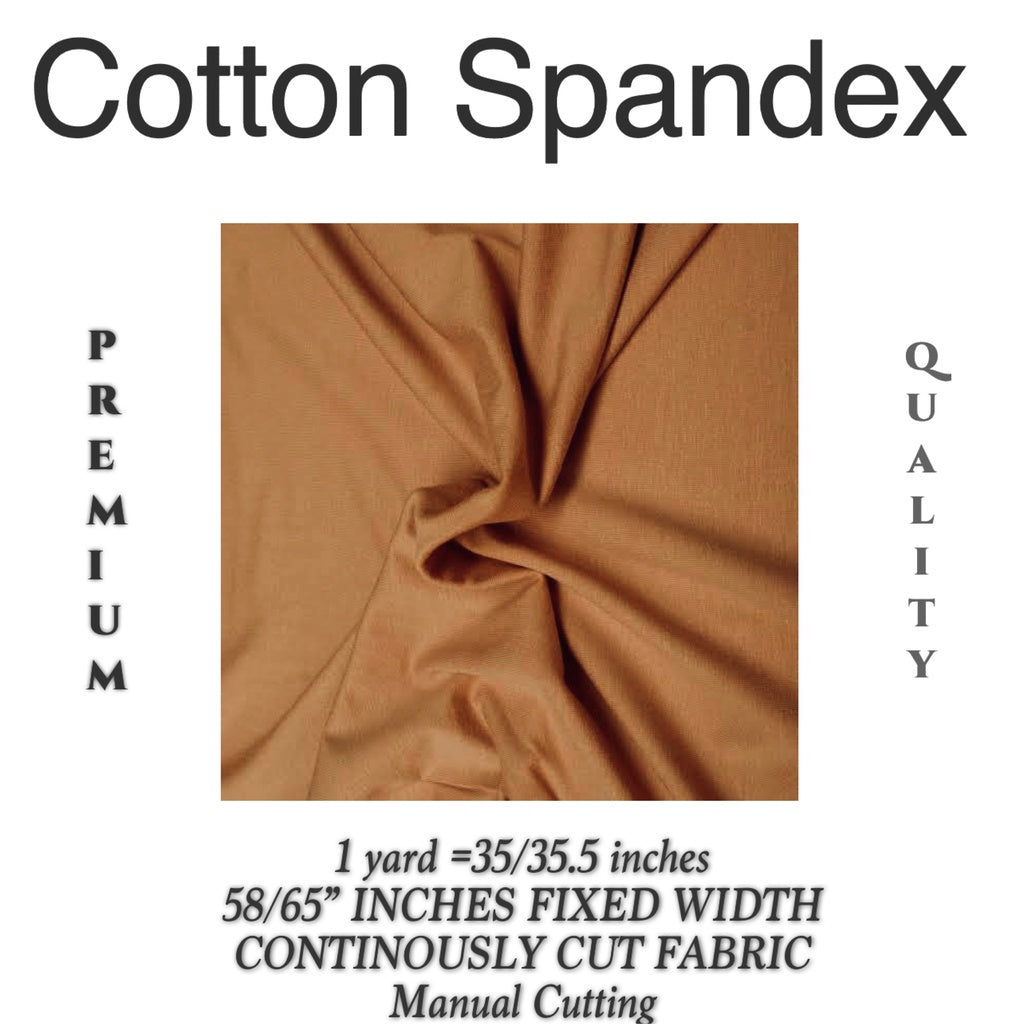 [PREMIUM] Cotton Spandex Fabric Per Yard Tela Cloth Stretchy [Updated] - COLORS