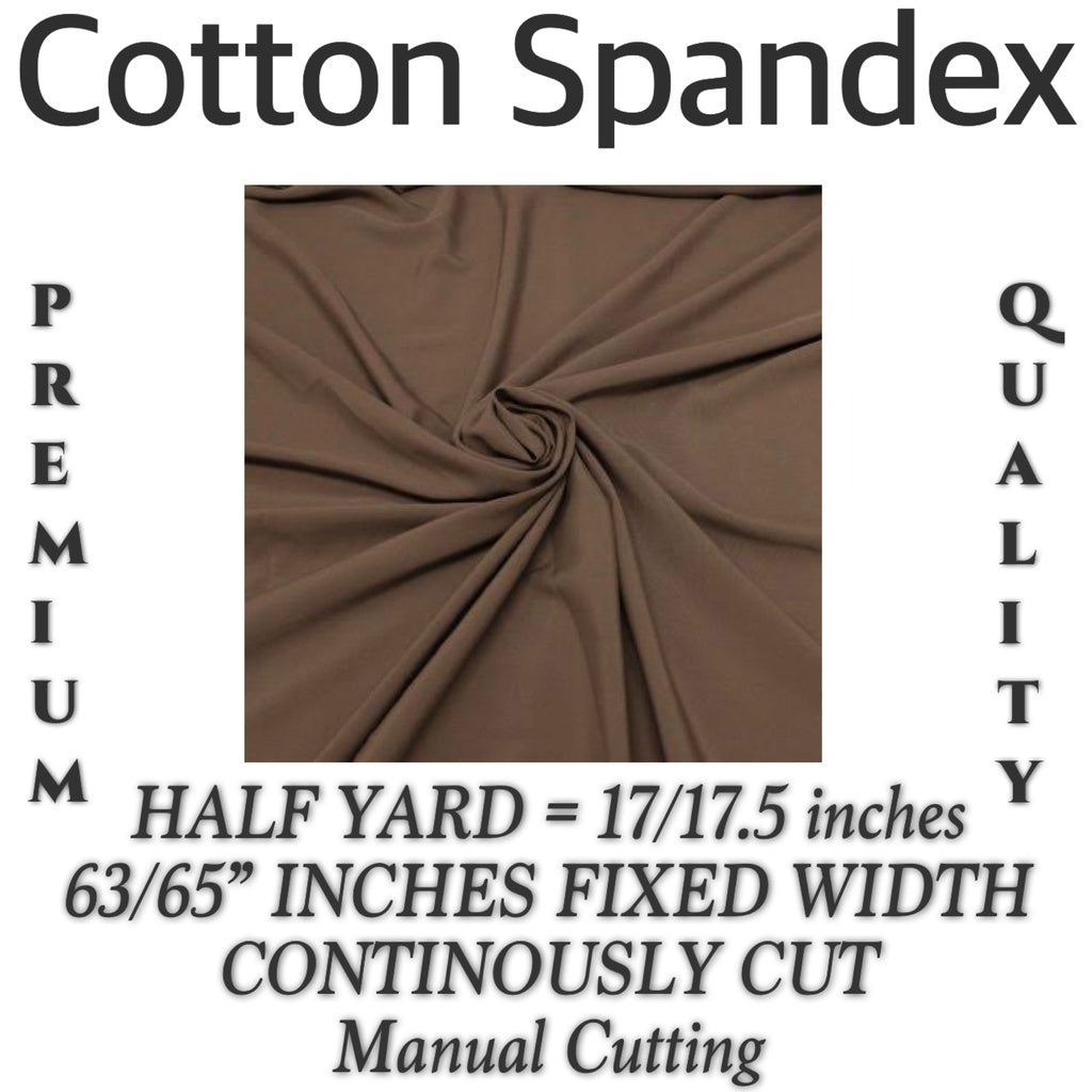 [PREMIUM] Cotton Spandex Fabric Per Yard Tela Cloth Stretchy [Updated] - COLORS