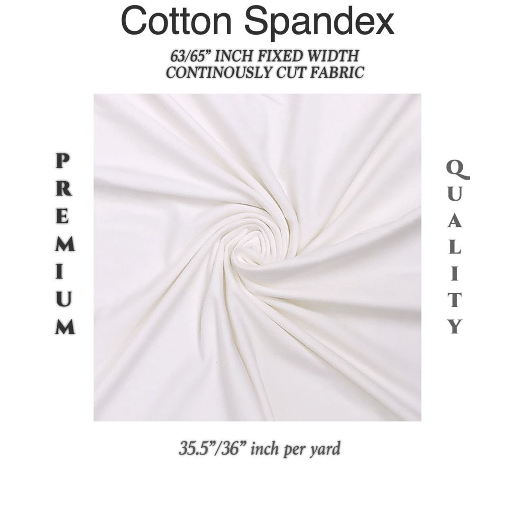 [PREMIUM] Cotton Spandex Fabric Per Yard Tela Cloth Stretchy [Updated] - COLORS