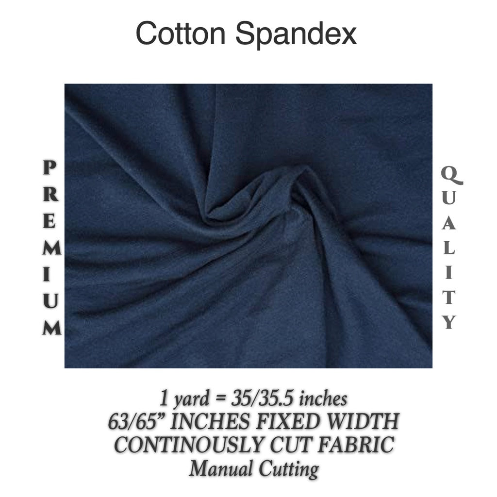 [PREMIUM] Cotton Spandex Fabric Per Yard Tela Cloth Stretchy [Updated] - COLORS