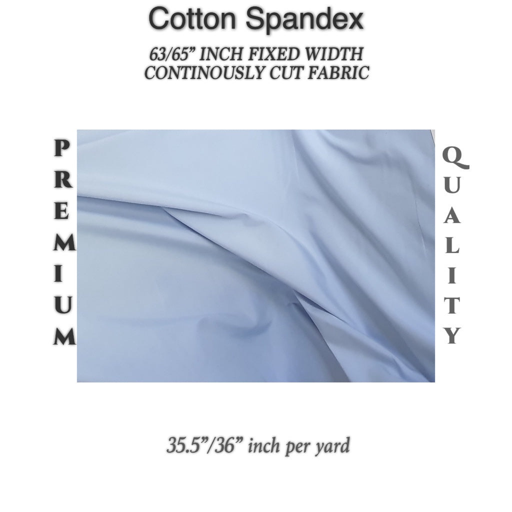 [PREMIUM] Cotton Spandex Fabric Per Yard Tela Cloth Stretchy [Updated] - COLORS