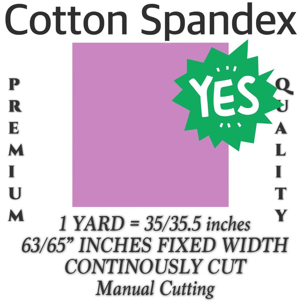 [PREMIUM] Cotton Spandex Fabric Per Yard Tela Cloth Stretchy [Updated] - COLORS