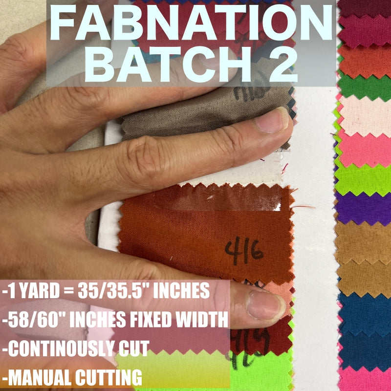 PREMIUM GEENA FABRIC PER YARD DIY FABRIC [35/35.5" LENGTH & 60" FIXED WIDTH] BATCH 2