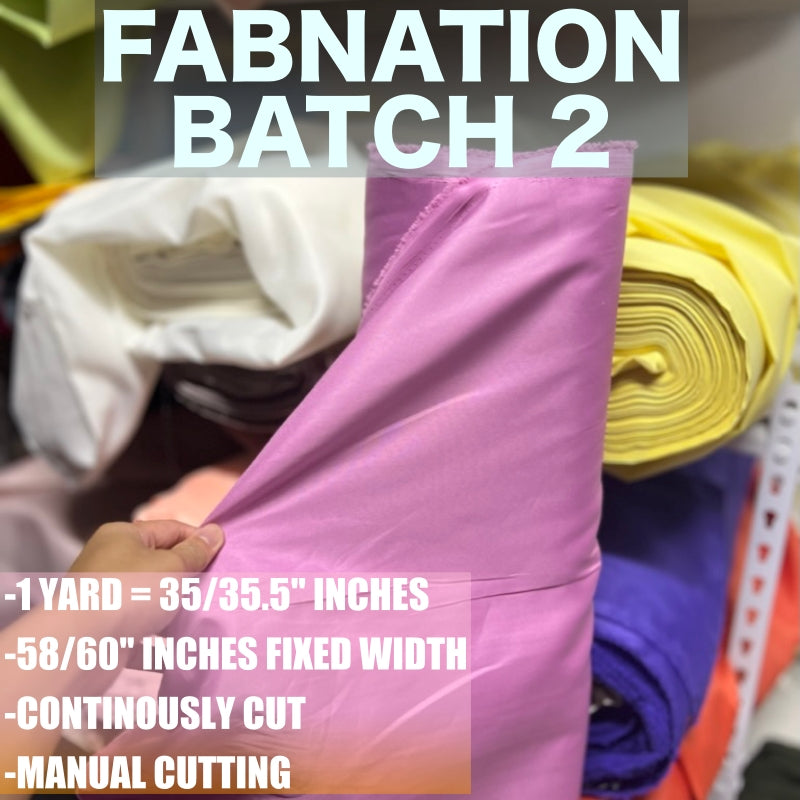 PREMIUM GEENA FABRIC PER YARD DIY FABRIC [35/35.5" LENGTH & 60" FIXED WIDTH] BATCH 2