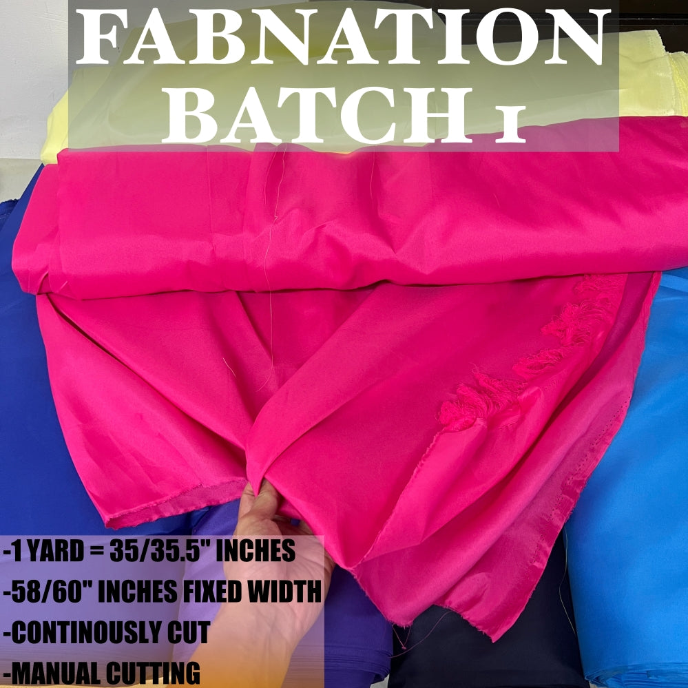 PREMIUM GEENA FABRIC per yard DIY fabric [36" length 60" fixed Width] BATCH 1