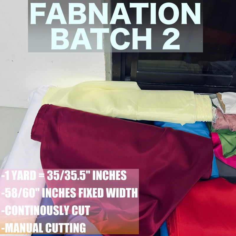 PREMIUM GEENA FABRIC PER YARD DIY FABRIC [35/35.5" LENGTH & 60" FIXED WIDTH] BATCH 2