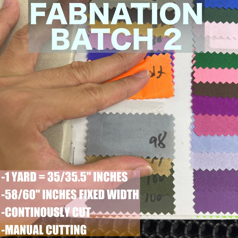 PREMIUM GEENA FABRIC PER YARD DIY FABRIC [35/35.5" LENGTH & 60" FIXED WIDTH] BATCH 2