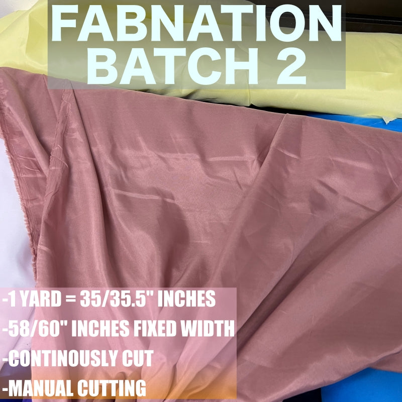 PREMIUM GEENA FABRIC PER YARD DIY FABRIC [35/35.5" LENGTH & 60" FIXED WIDTH] BATCH 2