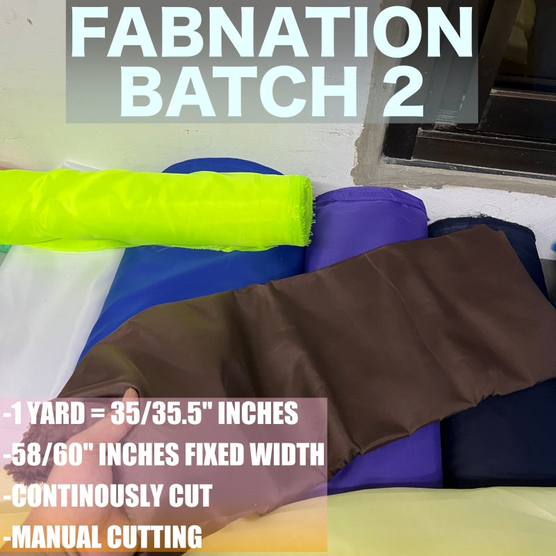 PREMIUM GEENA FABRIC PER YARD DIY FABRIC [35/35.5" LENGTH & 60" FIXED WIDTH] BATCH 2