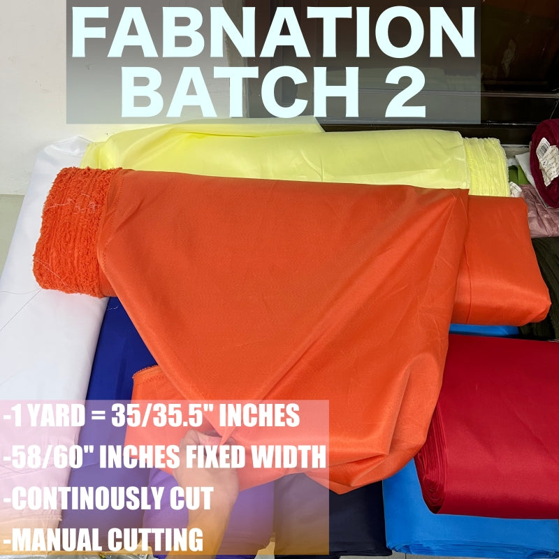 PREMIUM GEENA FABRIC PER YARD DIY FABRIC [35/35.5" LENGTH & 60" FIXED WIDTH] BATCH 2