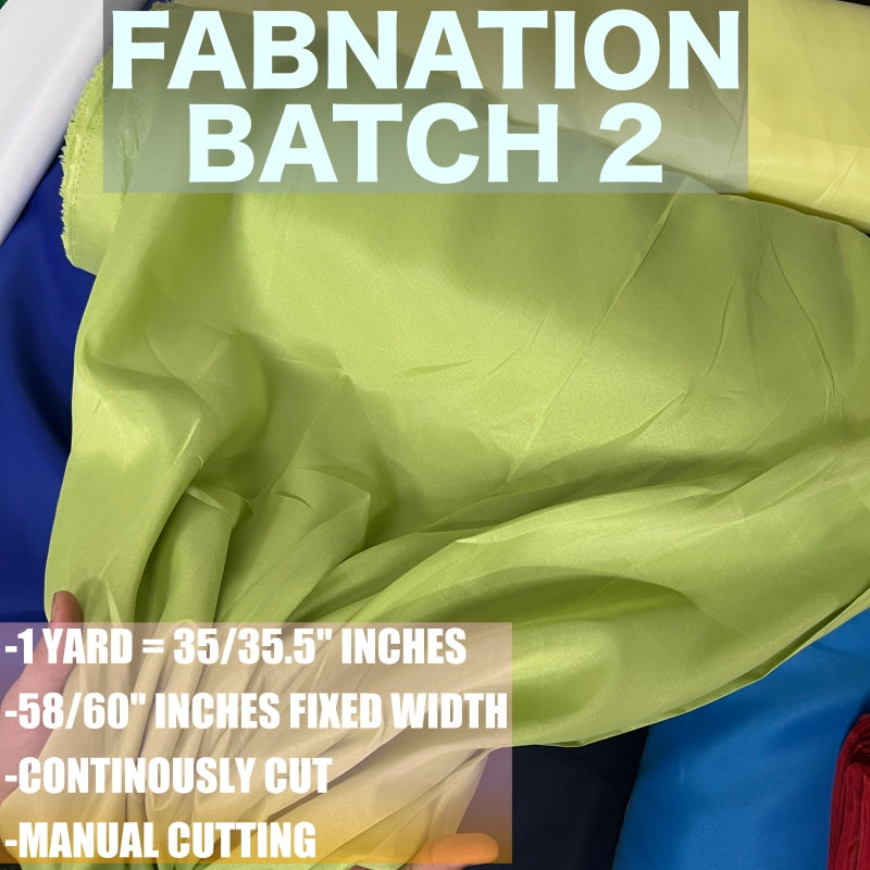 PREMIUM GEENA FABRIC PER YARD DIY FABRIC [35/35.5" LENGTH & 60" FIXED WIDTH] BATCH 2