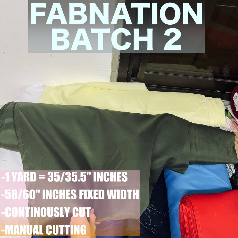 PREMIUM GEENA FABRIC PER YARD DIY FABRIC [35/35.5" LENGTH & 60" FIXED WIDTH] BATCH 2