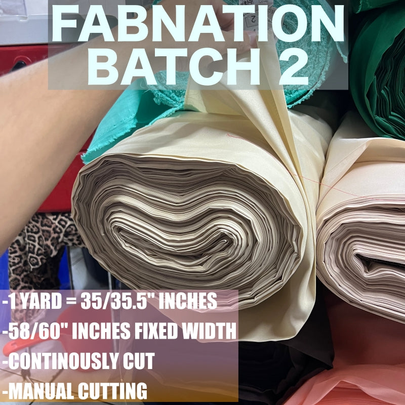 PREMIUM GEENA FABRIC PER YARD DIY FABRIC [35/35.5" LENGTH & 60" FIXED WIDTH] BATCH 2