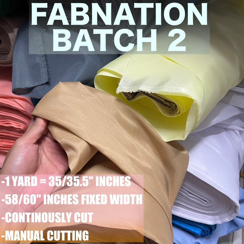 PREMIUM GEENA FABRIC PER YARD DIY FABRIC [35/35.5" LENGTH & 60" FIXED WIDTH] BATCH 2