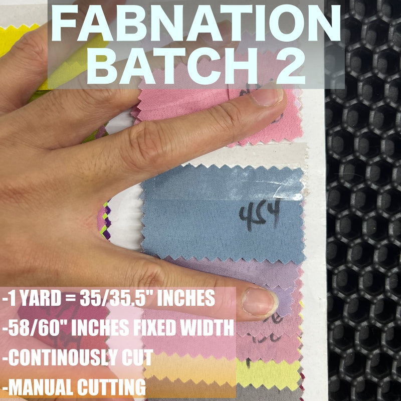 PREMIUM GEENA FABRIC PER YARD DIY FABRIC [35/35.5" LENGTH & 60" FIXED WIDTH] BATCH 2