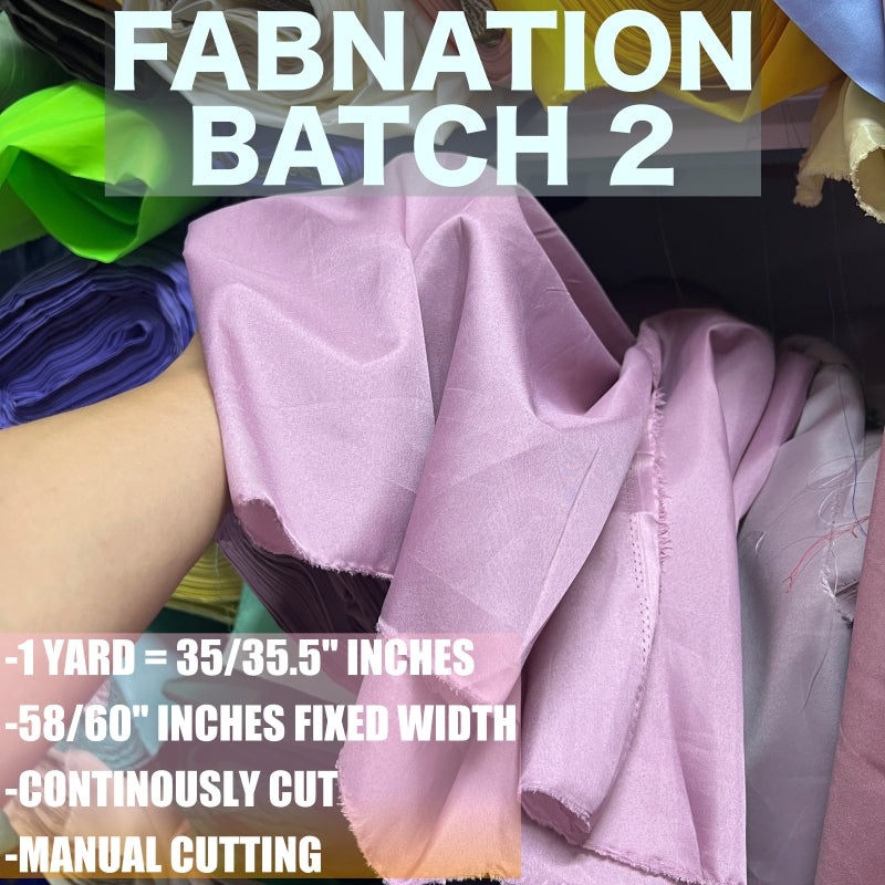 PREMIUM GEENA FABRIC PER YARD DIY FABRIC [35/35.5" LENGTH & 60" FIXED WIDTH] BATCH 2