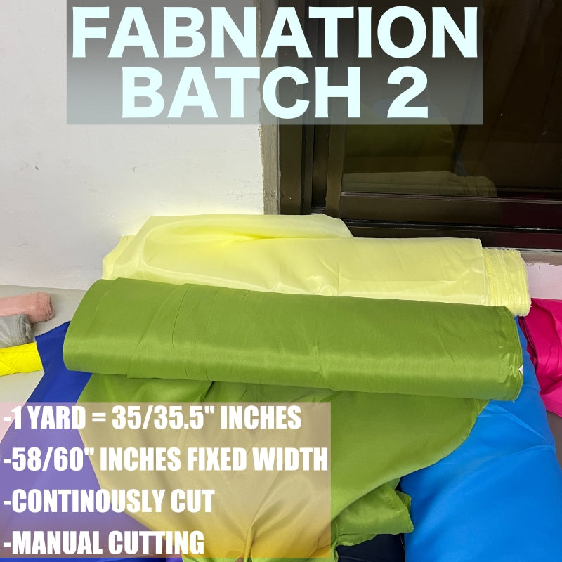 PREMIUM GEENA FABRIC PER YARD DIY FABRIC [35/35.5" LENGTH & 60" FIXED WIDTH] BATCH 2