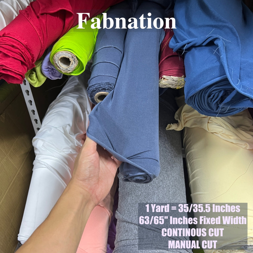 REGULAR COTTON SPANDEX cloth fabric [63"/65" - fixed width] [35"/36" - per yard] WHOLESALE AVAILABLE