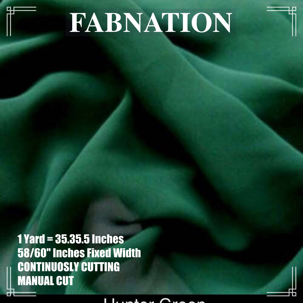 HI MULTI CHIFFON FABRIC PER YARD 35/35.5 INCHES PER YARD 58/60 INCHES FIXED WIDTH/ FABNATION