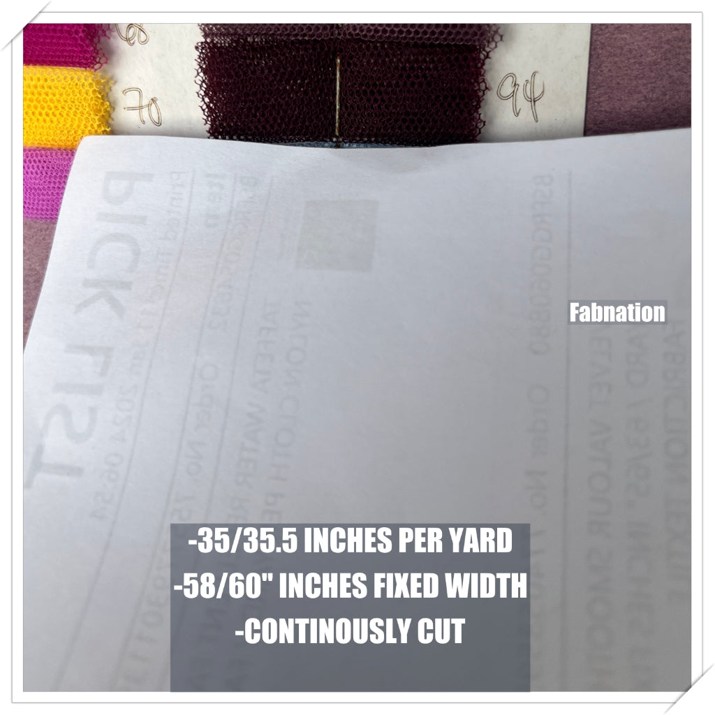 PREMIUM SOFT SILK TULLE Per Yard Fixed 60" Width WHOLESALE AVAILABLE / FABNATION TEXTILE