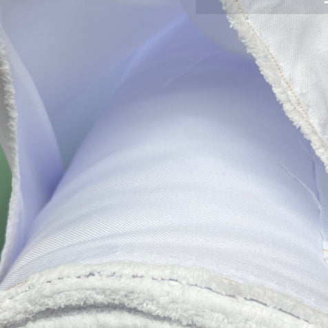 PEACH TWILL FABRIC RAW FABRIC 35/35.5 INCHES LENGTH PER YARD 58/60 INCH FIXED WIDTH