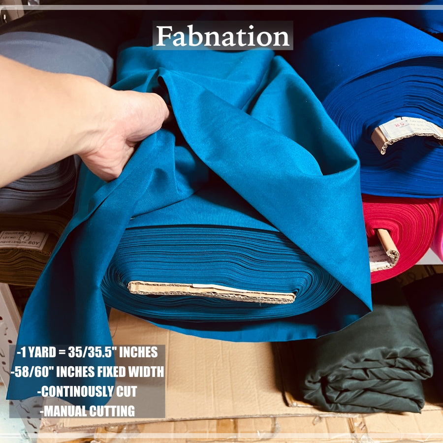 KLOPMAN FABRIC CLOTH RAW TELA 35/35.5 INCHES LENGTH PER YARD 58/60 INCH FIXED WIDTH/ FABNATION