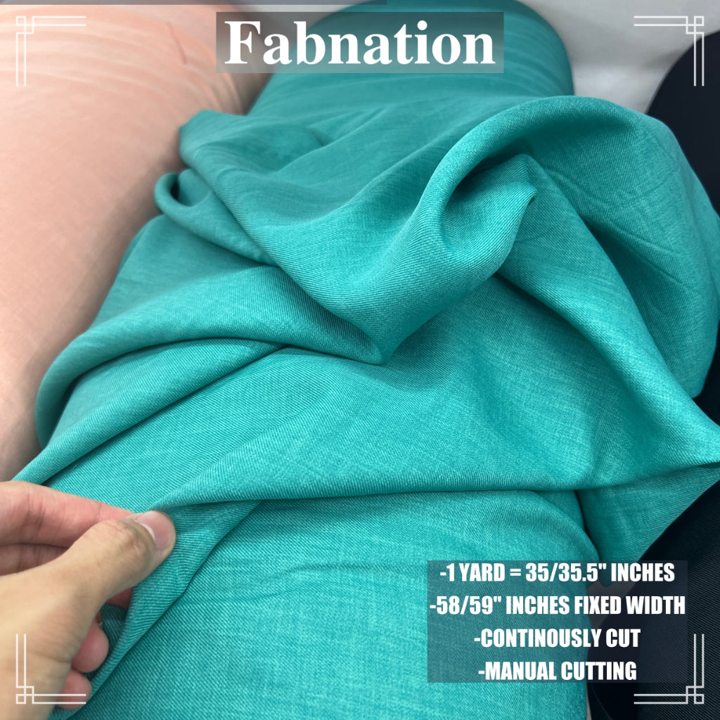 SMOOTH&SOFT COTTON LINEN SCHOOL UNIFORM FABRIC 35/35.5 INCHES LENGTH PER YARD 59 INCH FIXED WIDTH