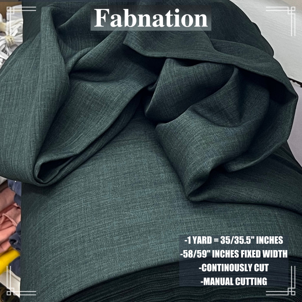 SMOOTH&SOFT COTTON LINEN SCHOOL UNIFORM FABRIC 35/35.5 INCHES LENGTH PER YARD 59 INCH FIXED WIDTH