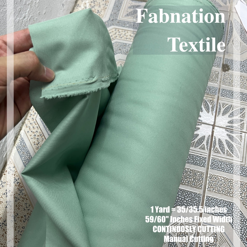 PEACH TWILL FABRIC RAW FABRIC 35/35.5 INCHES LENGTH PER YARD 58/60 INCH FIXED WIDTH