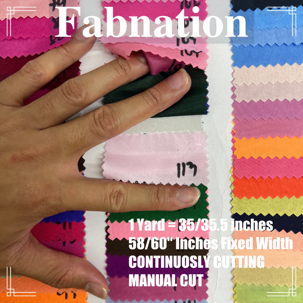 PREMIUM GEENA FABRIC per yard DIY fabric [36" length 60" fixed Width] BATCH 1