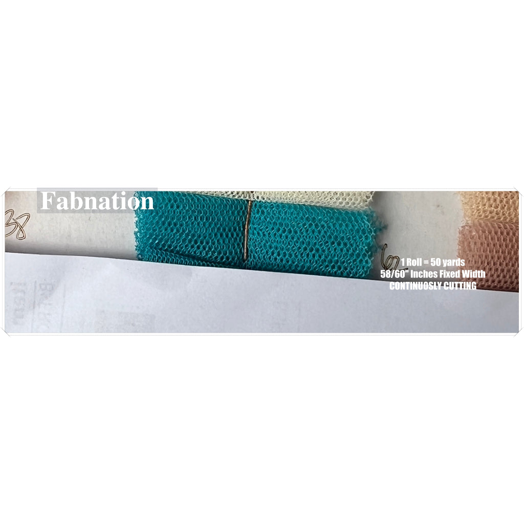 PREMIUM SOFT TULLE SILK PER ROLL = 50 YARDS /  FIXED 59/60" WIDTH / FABNATION TEXTILE