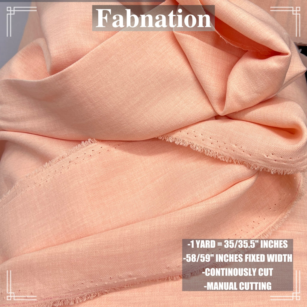 SMOOTH&SOFT COTTON LINEN SCHOOL UNIFORM FABRIC 35/35.5 INCHES LENGTH PER YARD 59 INCH FIXED WIDTH